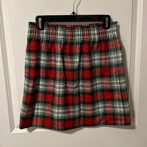 JCrew City Mini Tartan Skirt